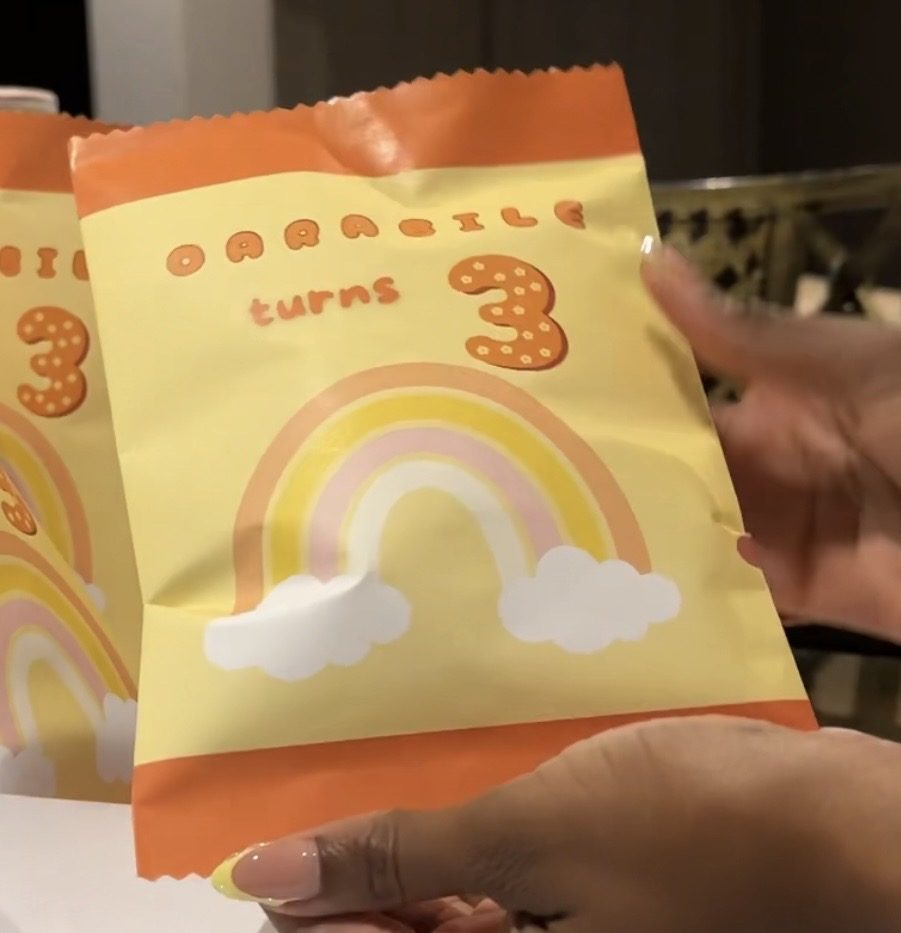 Custom chip bag front